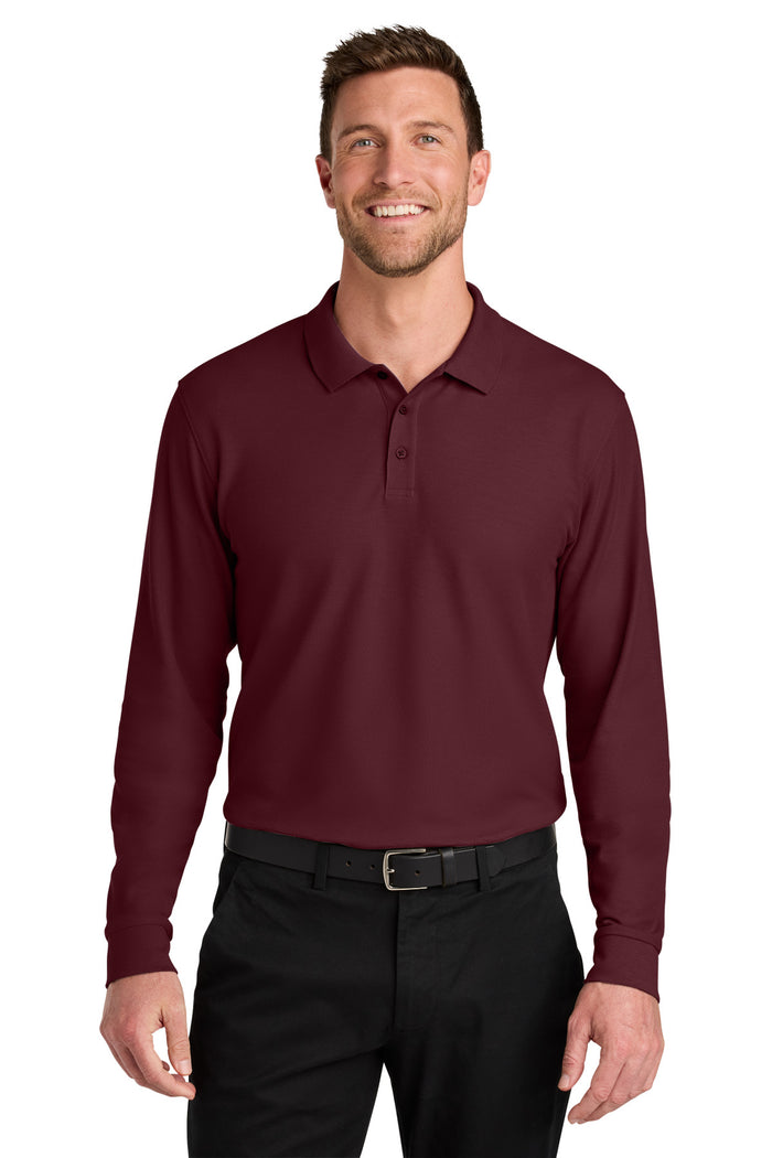 Port Authority K200LS - Wearever Signature Pique Long Sleeve Polo