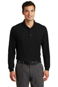 Port Authority K500LSP - Long Sleeve Silk Touch Polo with Pocket