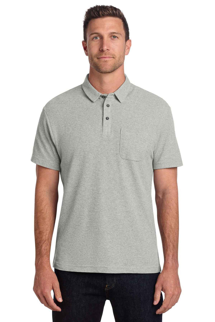 Port Authority K868 - C-FREE Cotton Blend Pique Pocket Polo