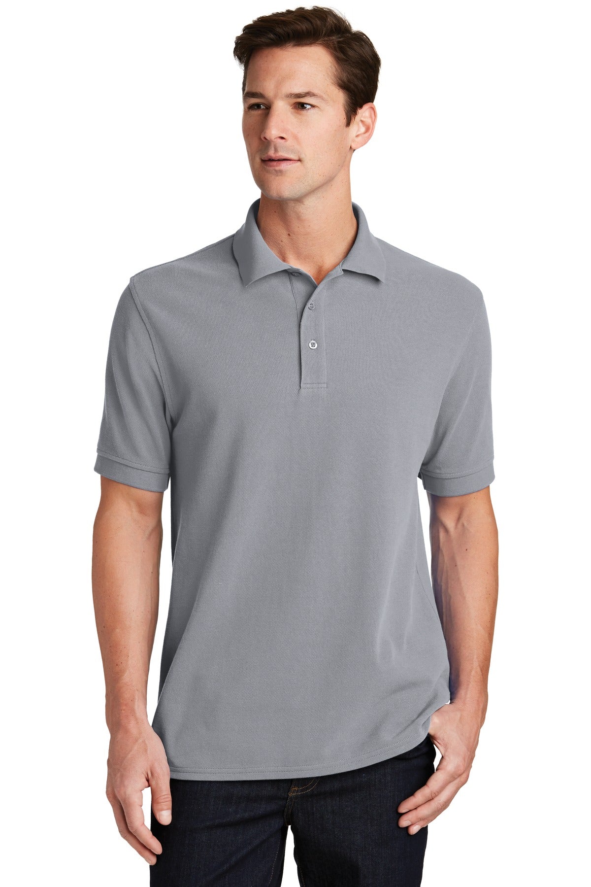 Port & Co KP1500 - Combed Ring Spun Pique Polo