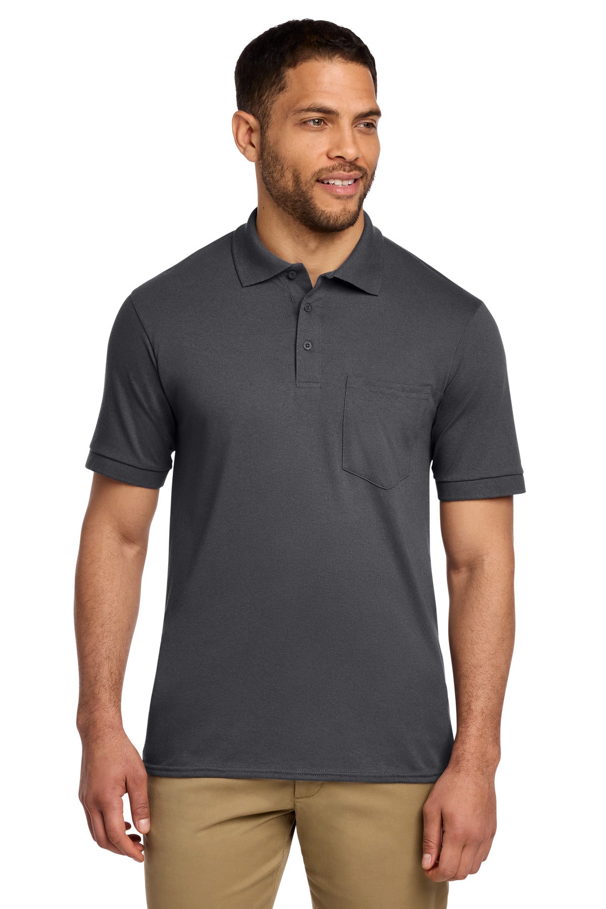 Port & Co KP55P - Core Blend Jersey Knit Pocket Polo