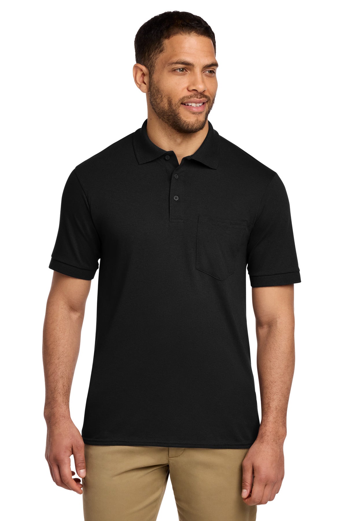 Port & Co KP55P - Core Blend Jersey Knit Pocket Polo