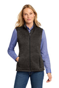 Port Authority L236 - Women's Sweater Fleece Vest