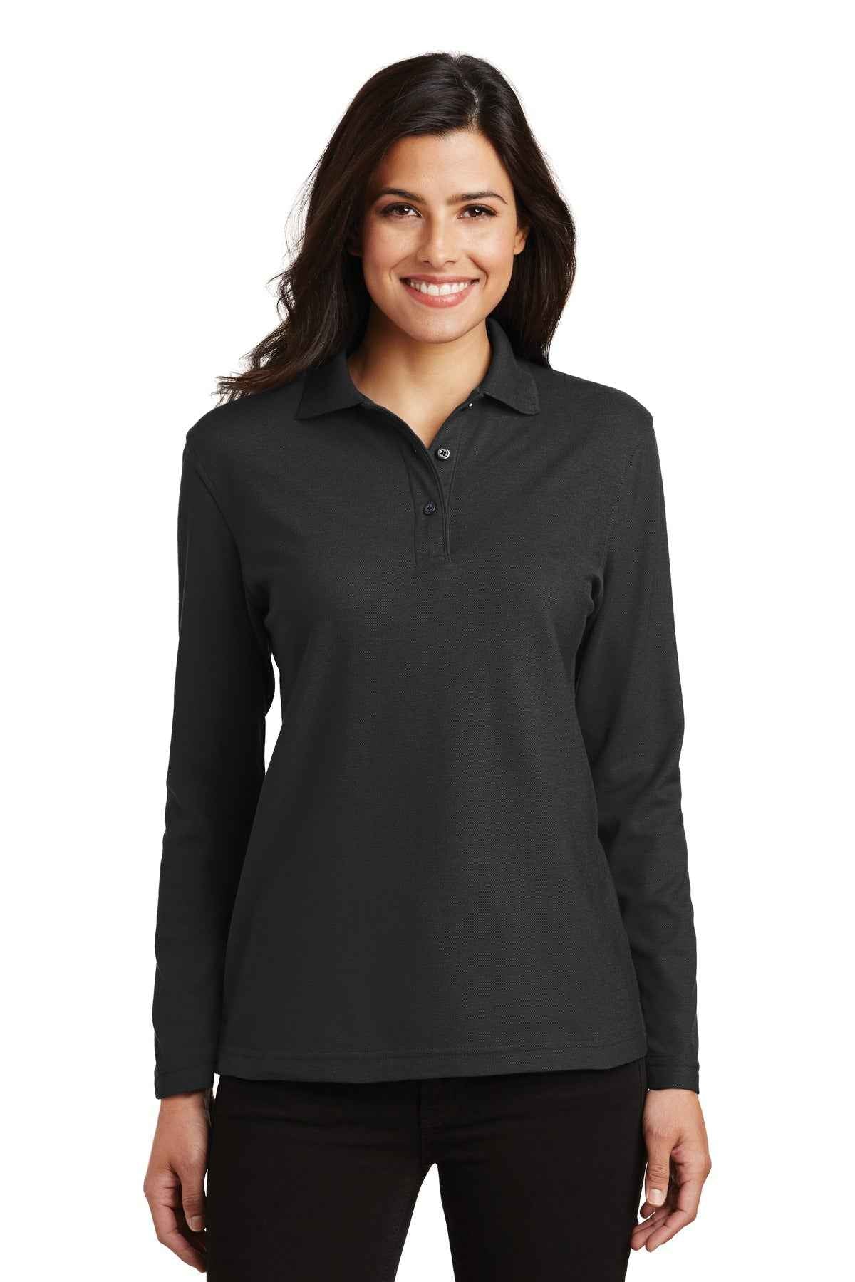 Port Authority L500LS - Women's Silk Touch Long Sleeve Polo