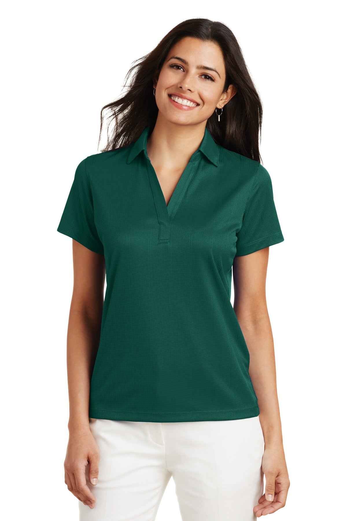 Port Authority L528 - Women's Performance Fine Jacquard Polo