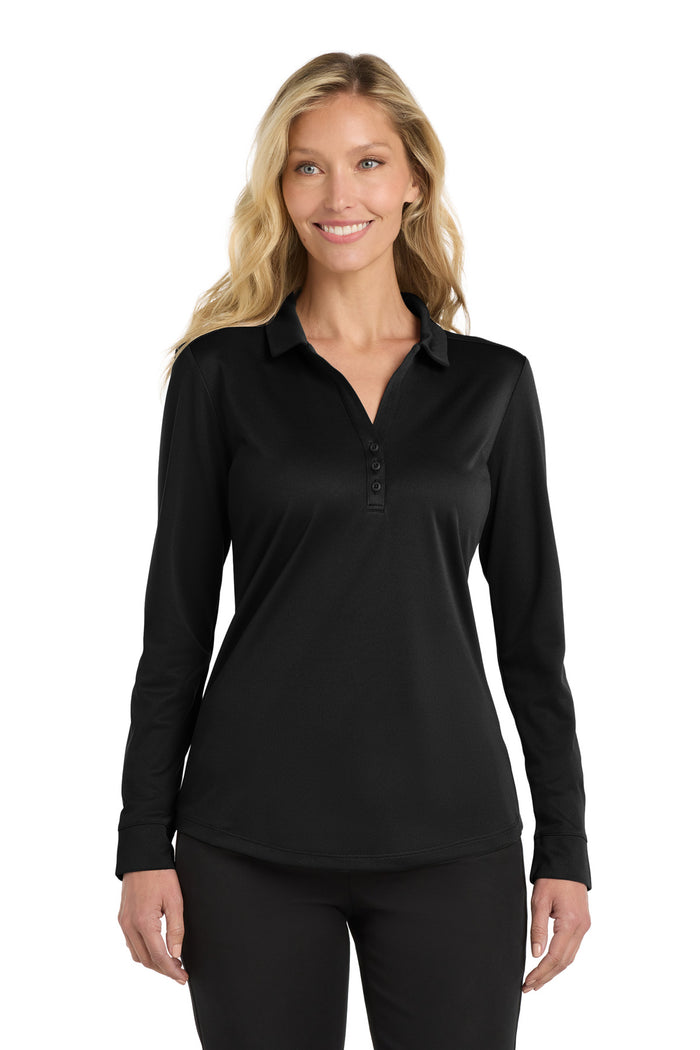 Port Authority L540LS - Women's Silk Touch Performance Long Sleeve Polo
