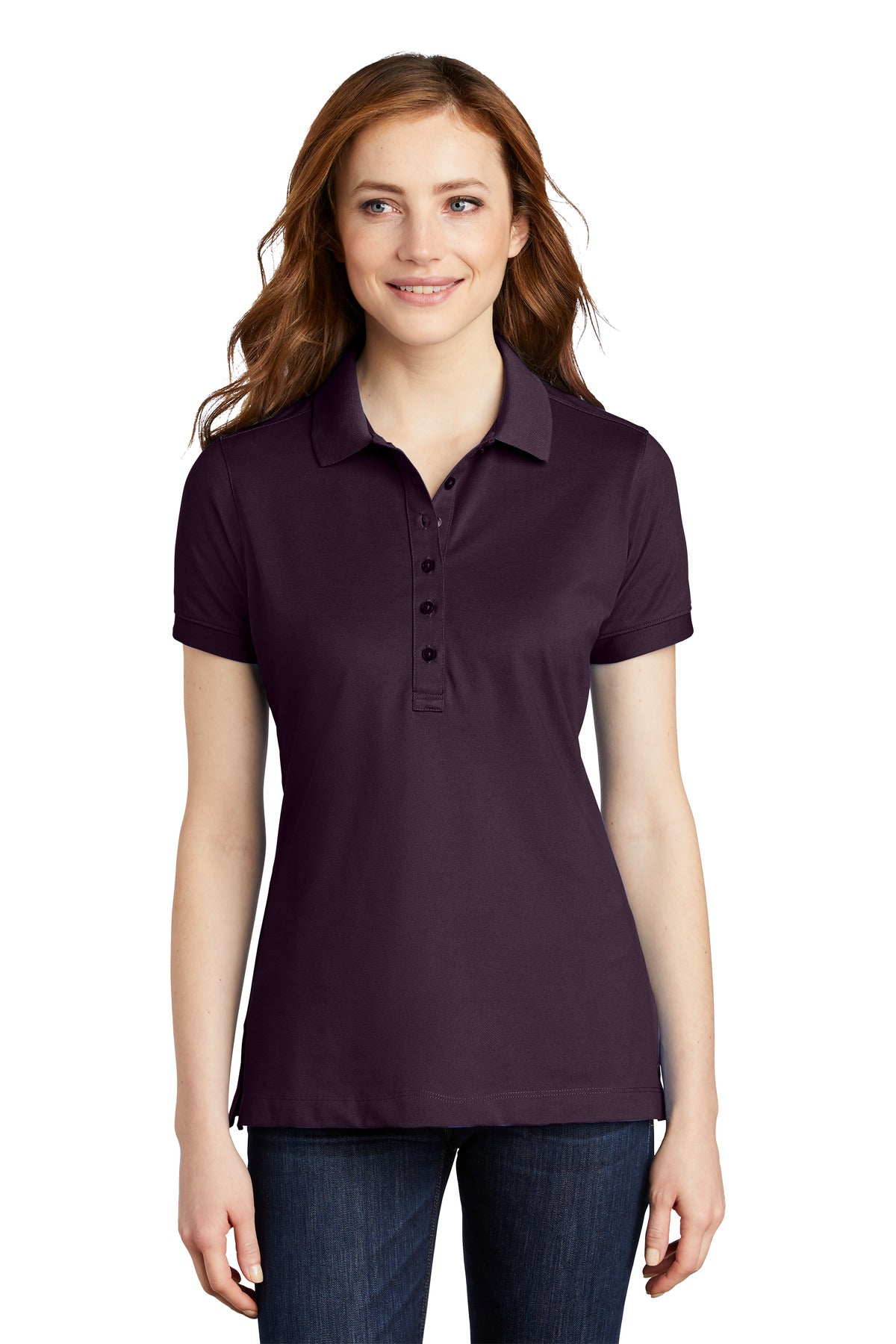 Port Authority L555 - Women's Stretch Pique Polo