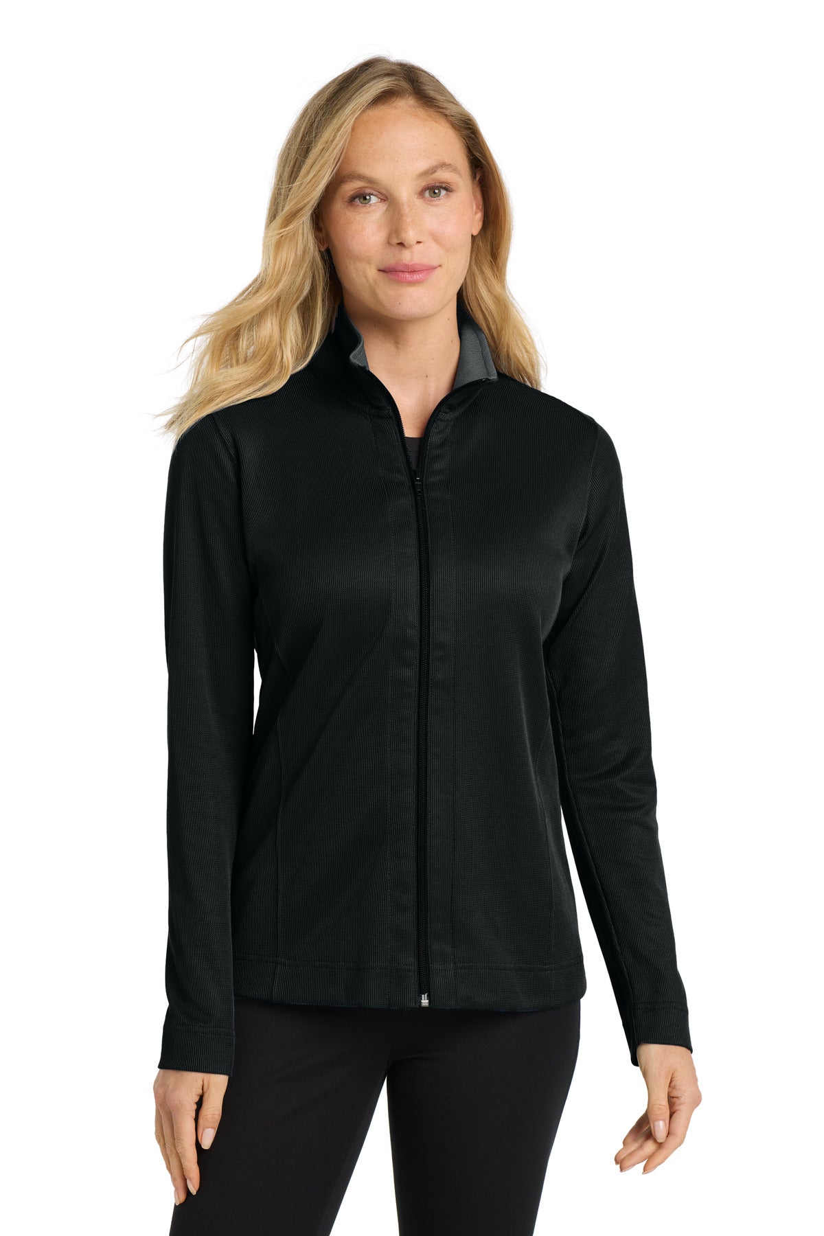 Port Authority L805 - Women's Vertical Texture Full-Zip Jacket