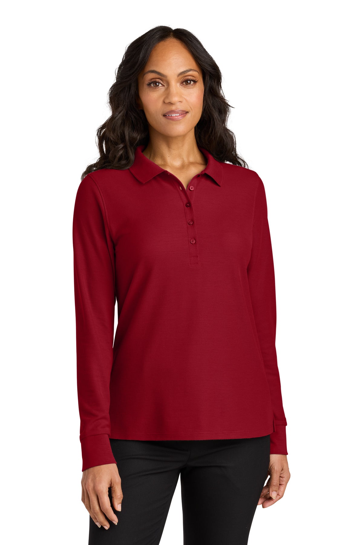 Port Authority LK200LS - Women's Wearever Signature Pique Long Sleeve Polo