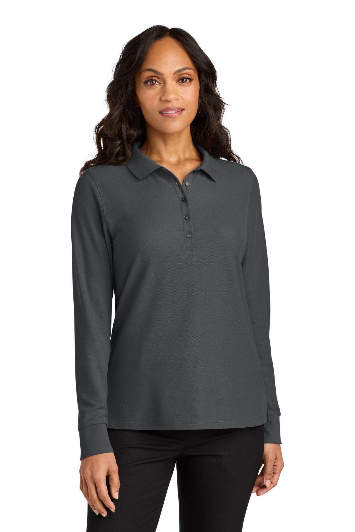 Port Authority LK200LS - Women's Wearever Signature Pique Long Sleeve Polo