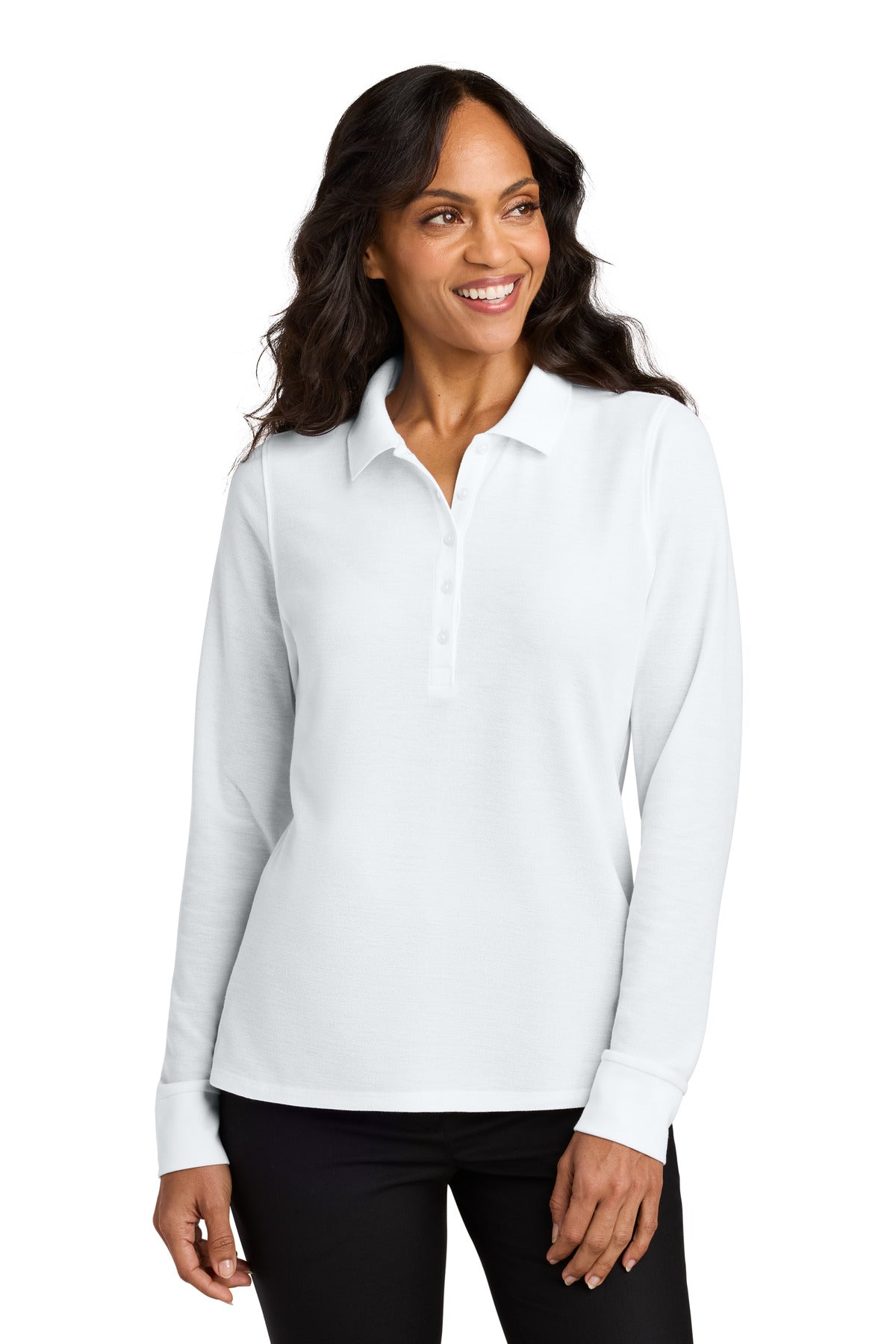 Port Authority LK200LS - Women's Wearever Signature Pique Long Sleeve Polo
