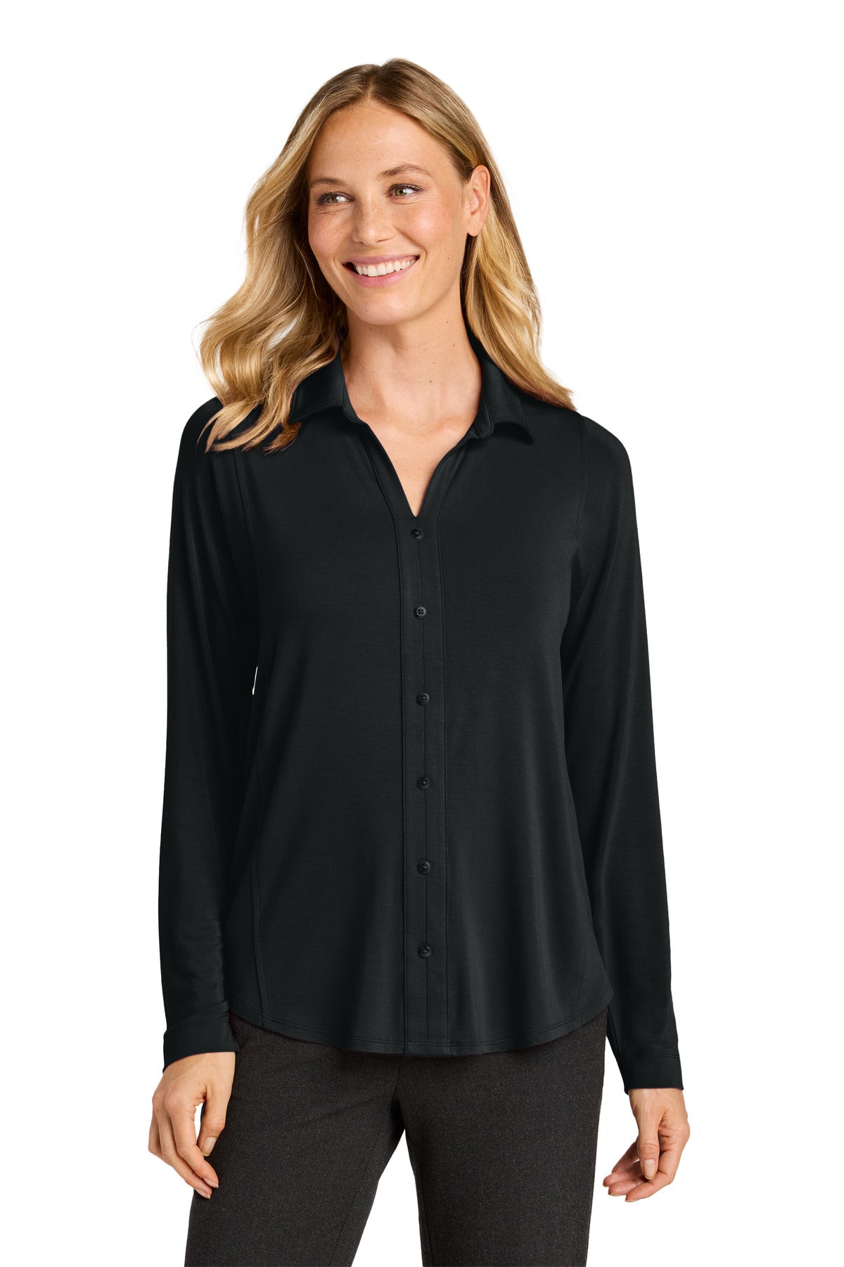 Port Authority LK5602 - Women's Luxe Knit Button Tunic