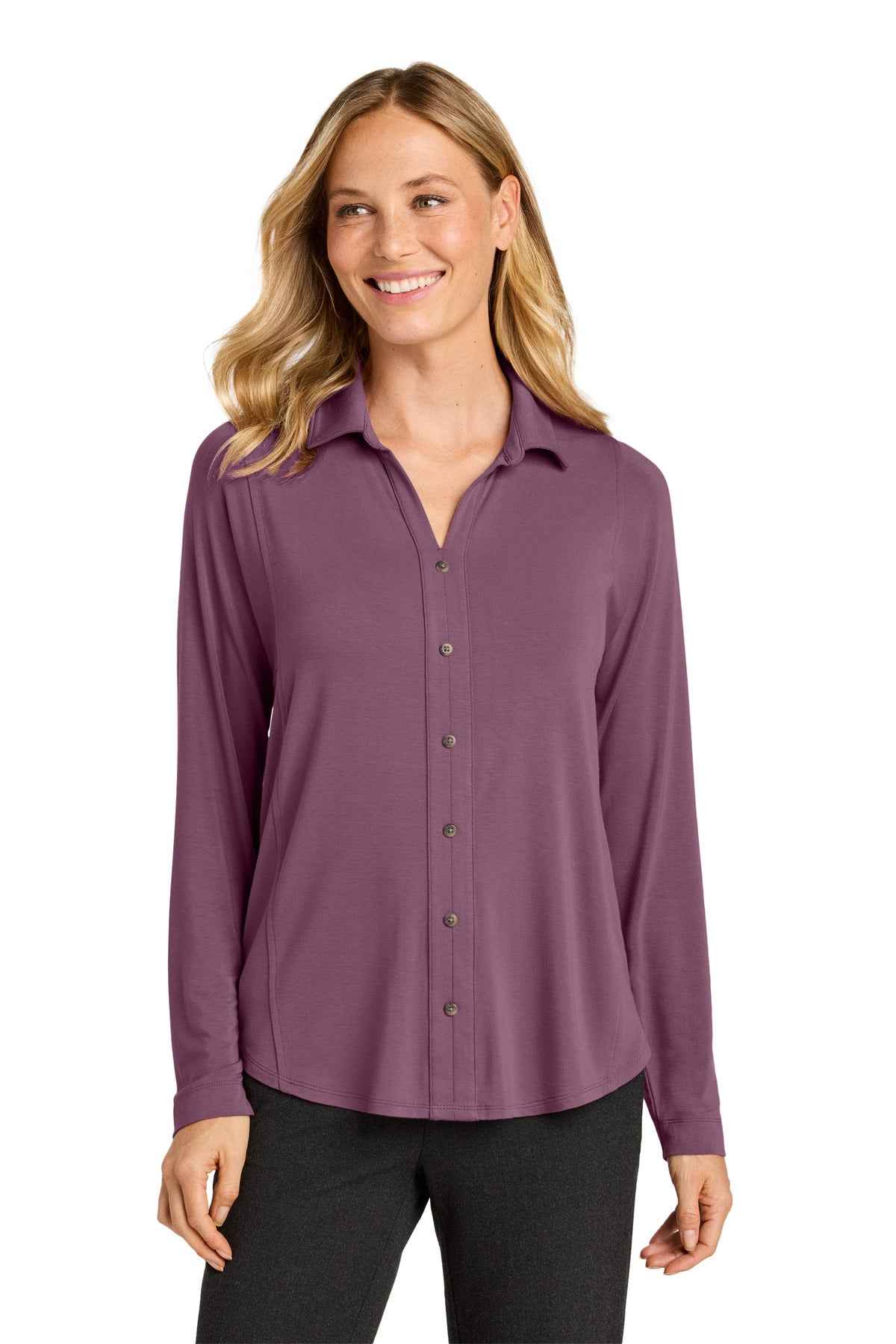 Port Authority LK5602 - Women's Luxe Knit Button Tunic