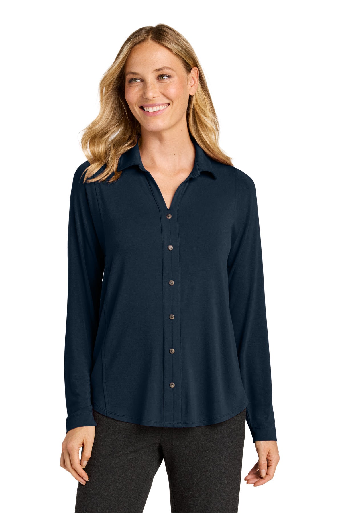 Port Authority LK5602 - Women's Luxe Knit Button Tunic