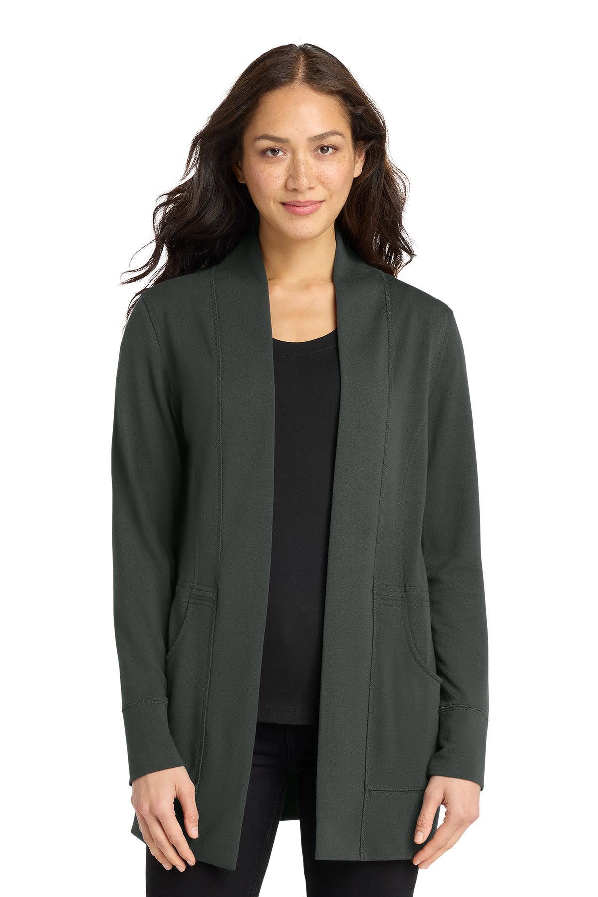 Port Authority LK825 - Women's Microterry Cardigan