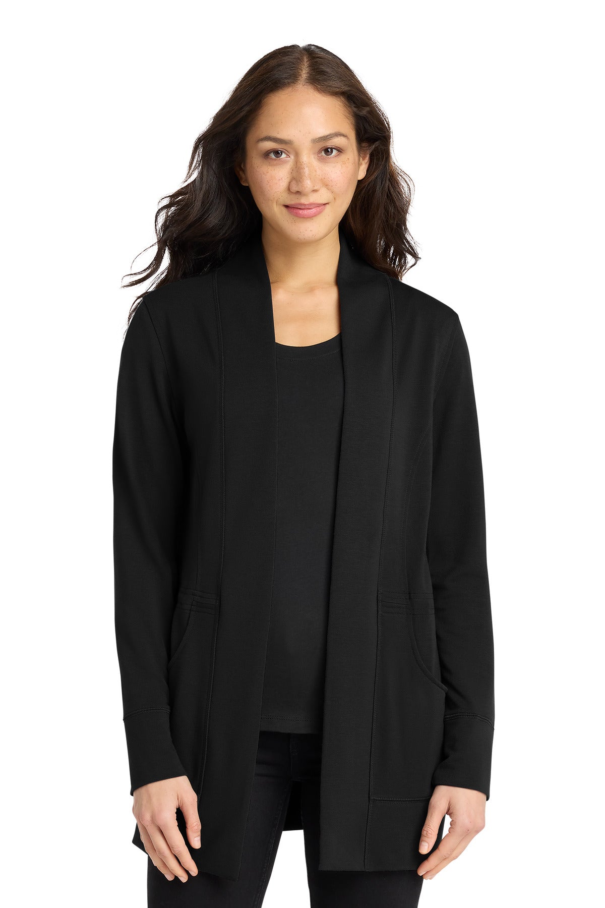 Port Authority LK825 - Women's Microterry Cardigan
