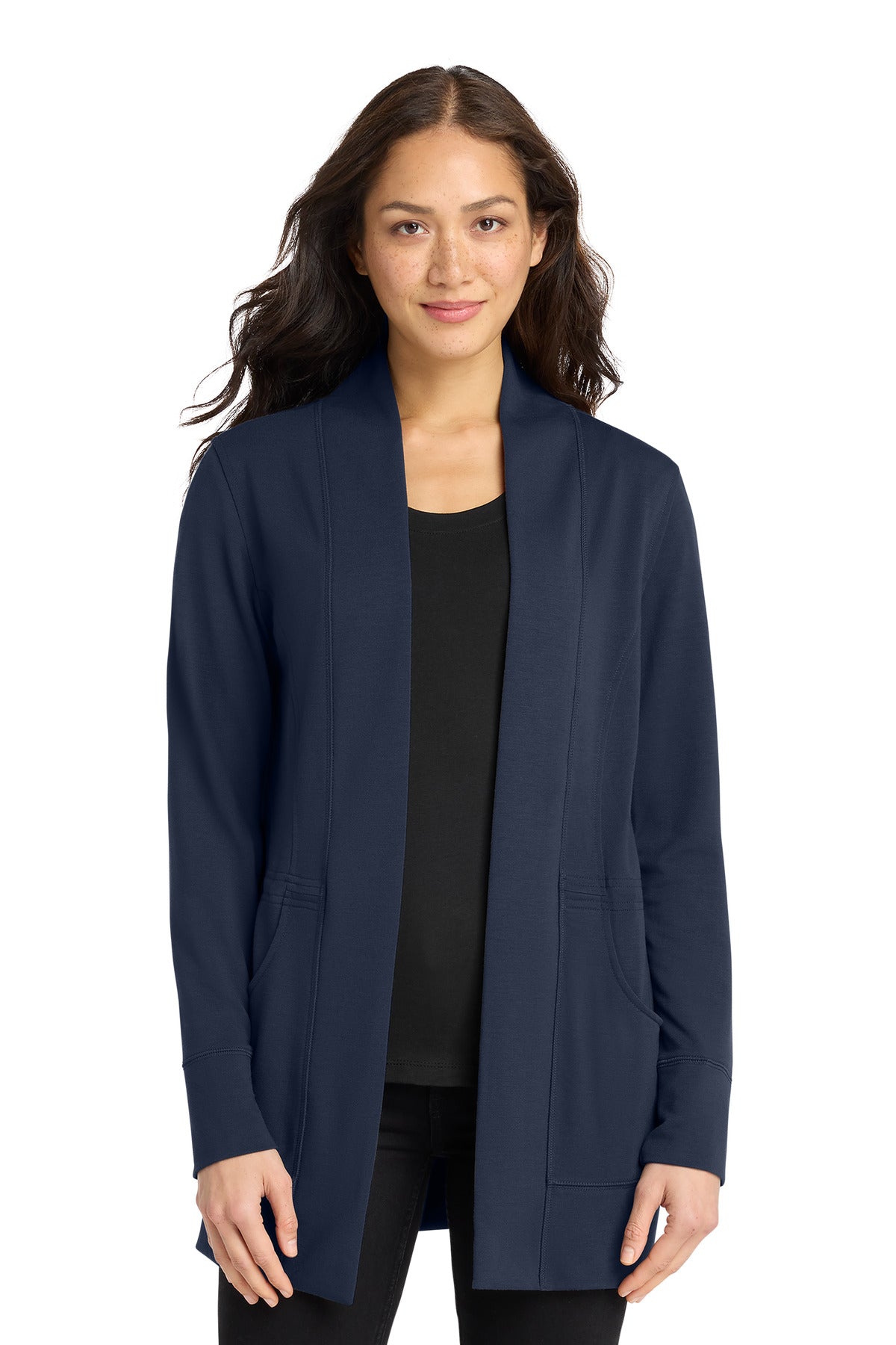Port Authority LK825 - Women's Microterry Cardigan