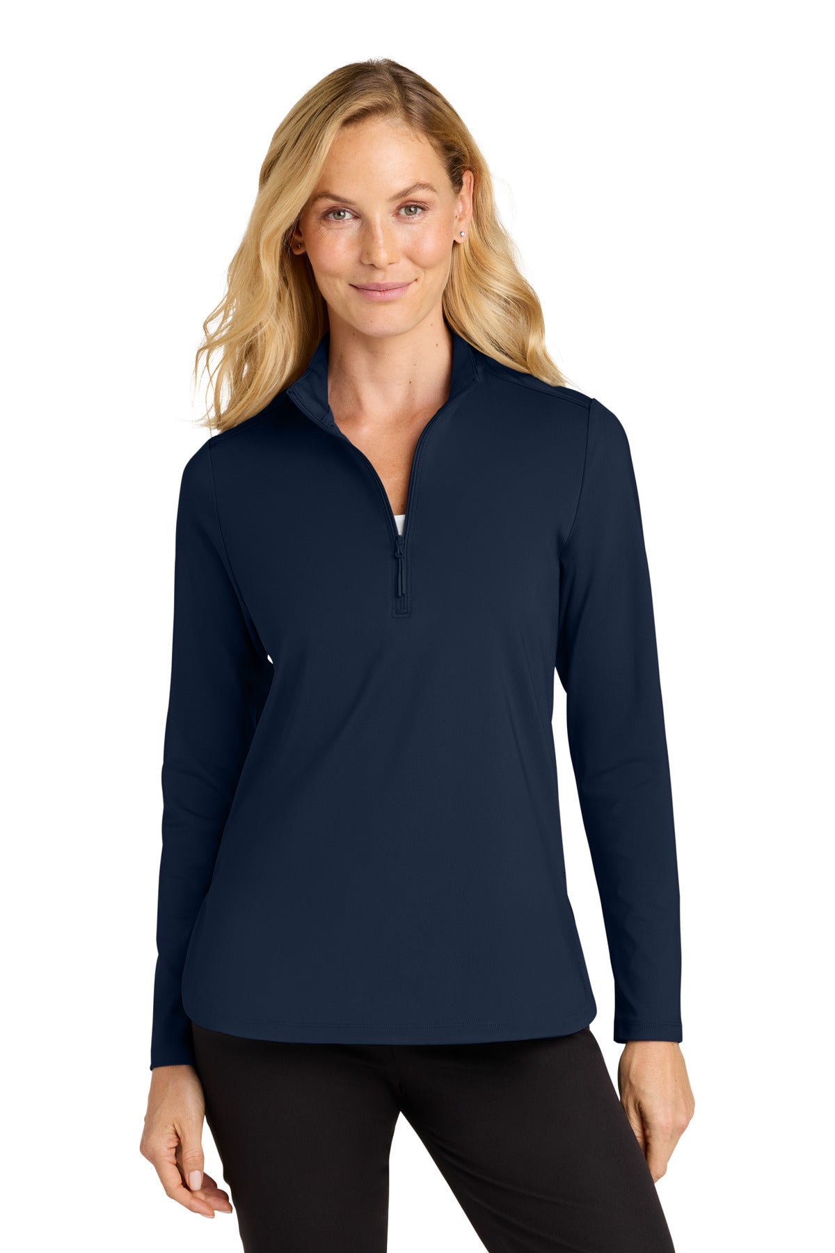 Port Authority LK880 - Women's C-FREE Double Knit 1/4-Zip
