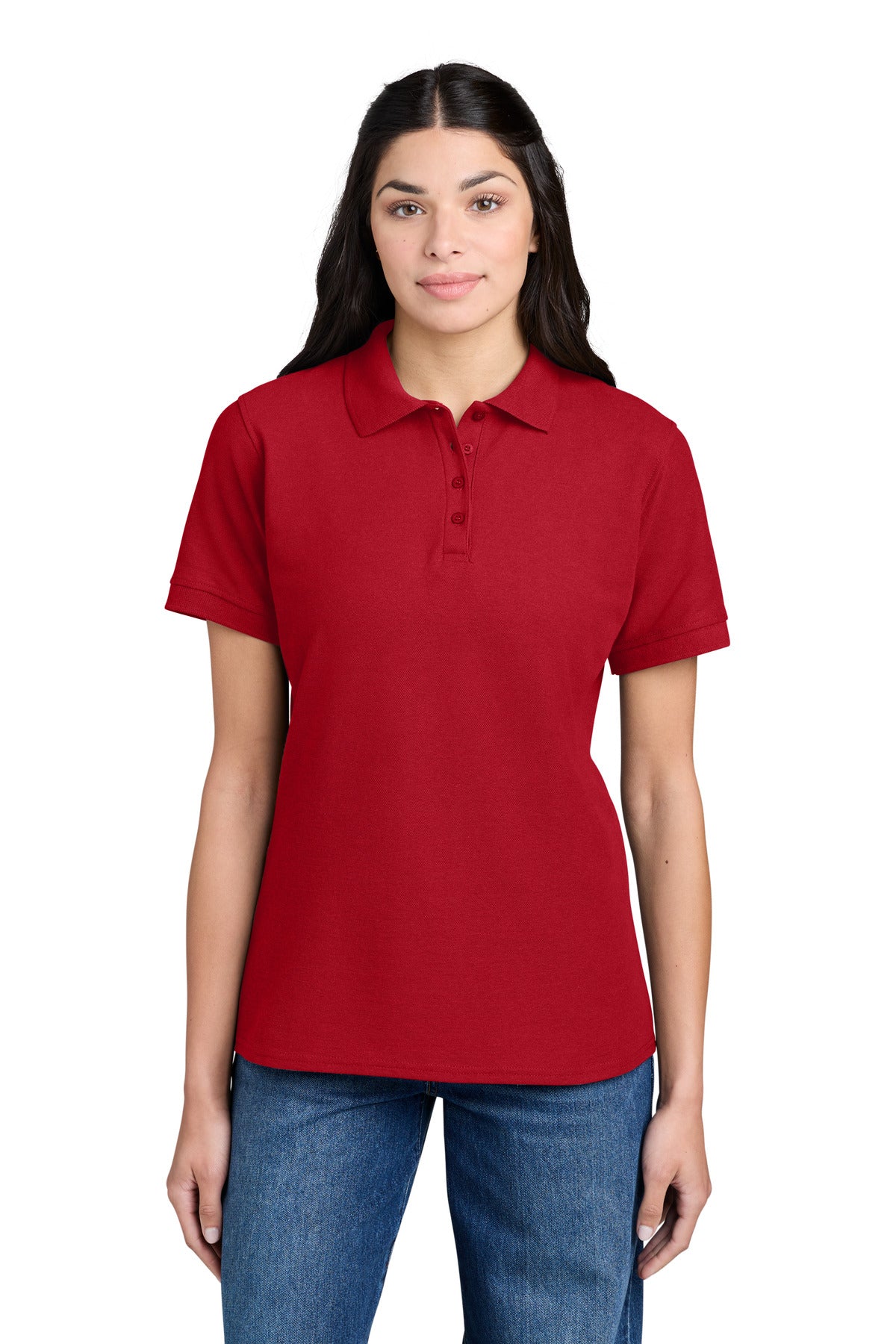 Port & Co LKP155 - Women's Core Blend Pique Polo