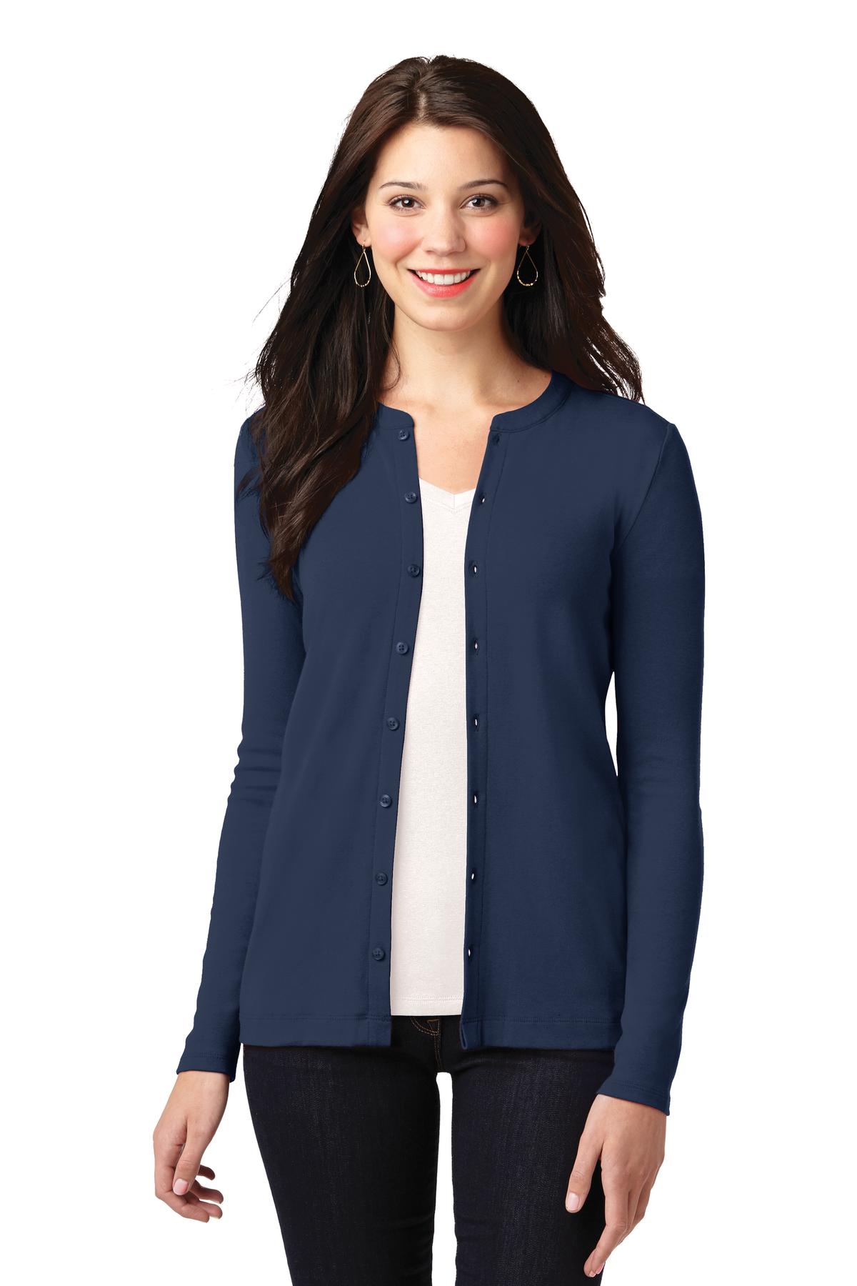 Port Authority LM1008 - Women's Concept Stretch Button-Front Cardigan