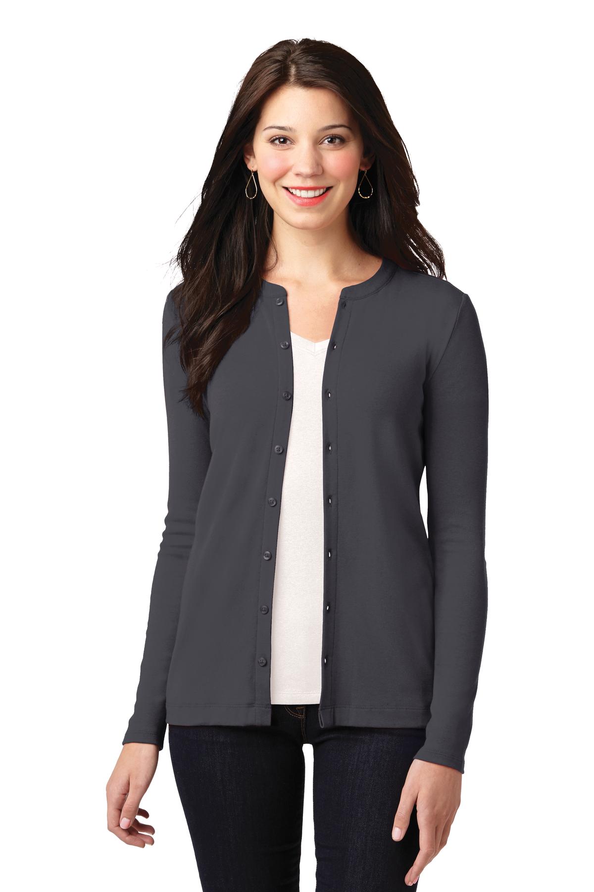 Port Authority LM1008 - Women's Concept Stretch Button-Front Cardigan