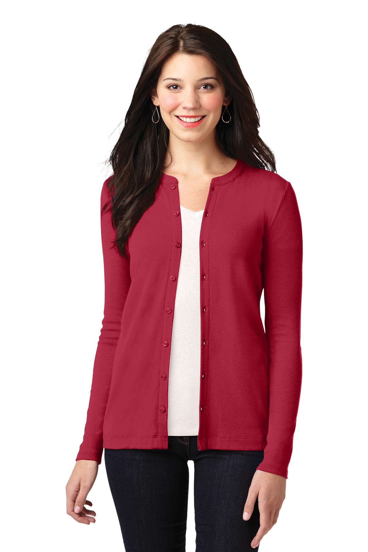 Port Authority LM1008 - Women's Concept Stretch Button-Front Cardigan