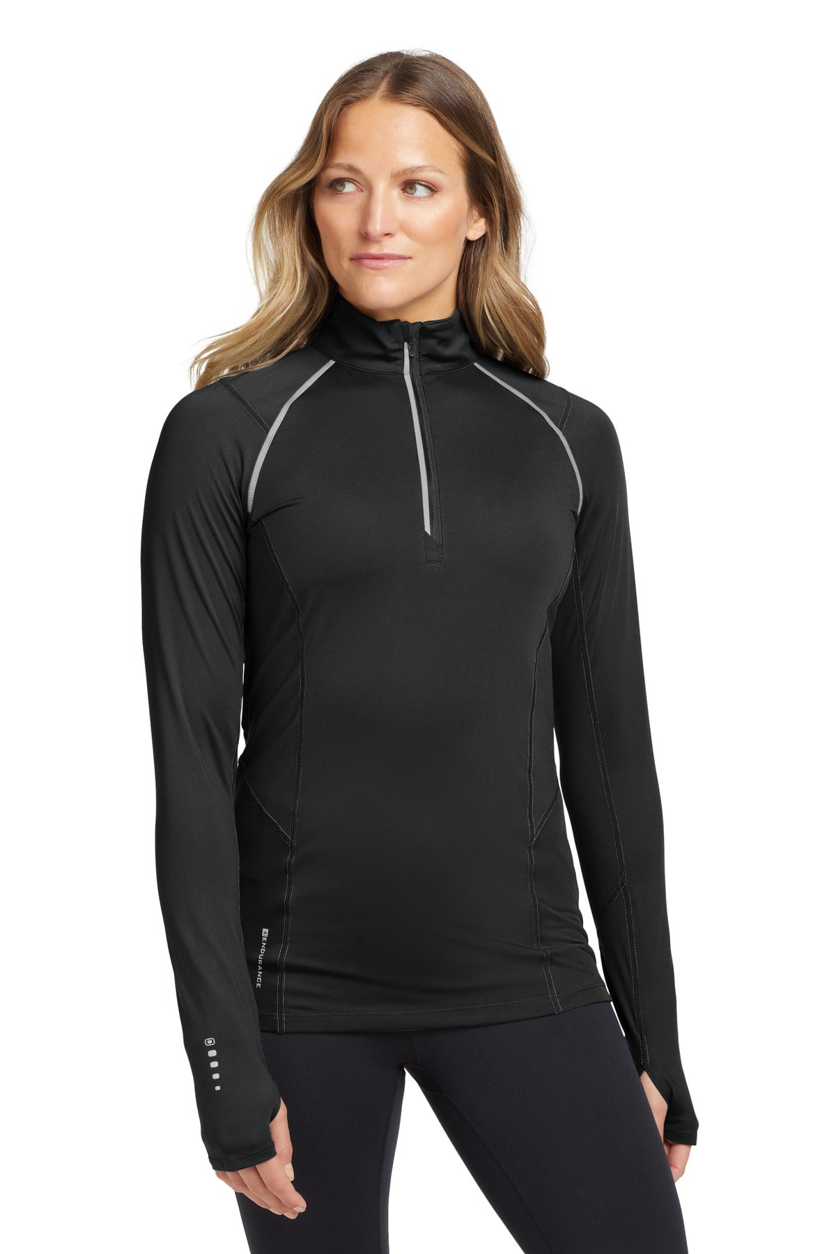 OGIO Women's Nexus 1/4-Zip Pullover - LOE335 Blacktop