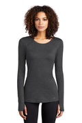 OGIO Women's Force Long Sleeve Tee - LOE340 Blacktop Heather