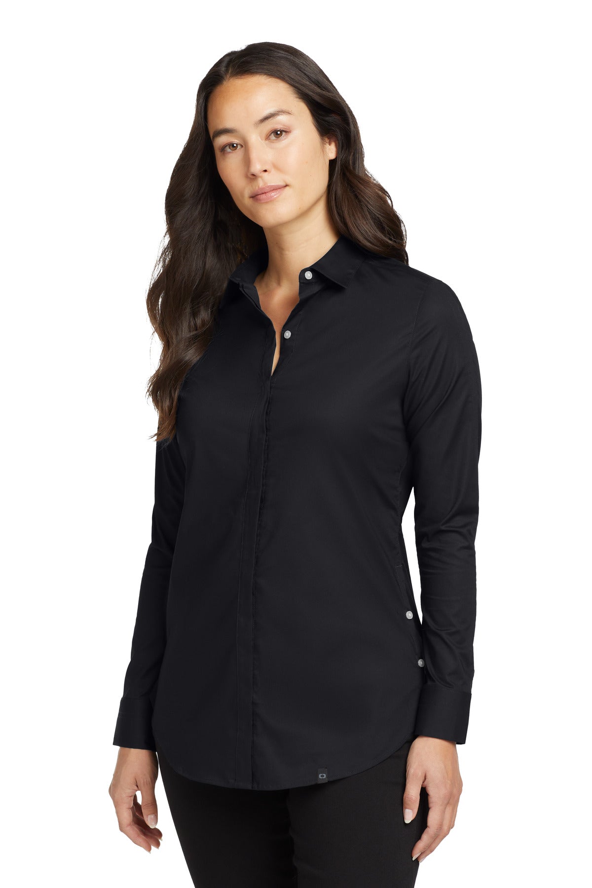 OGIO Women's Commuter Woven Tunic - LOG1002 Blacktop