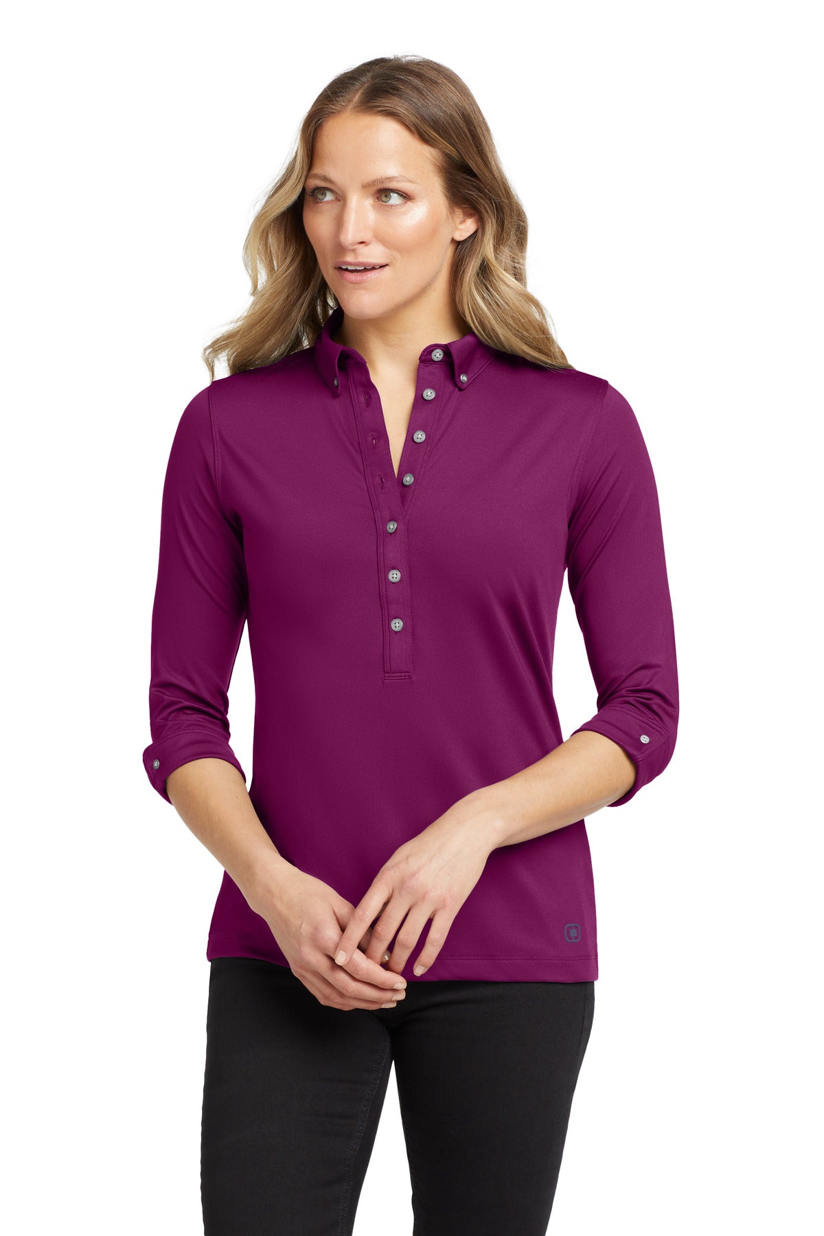 OGIO Women's Gauge Polo - LOG122 Berry Burst