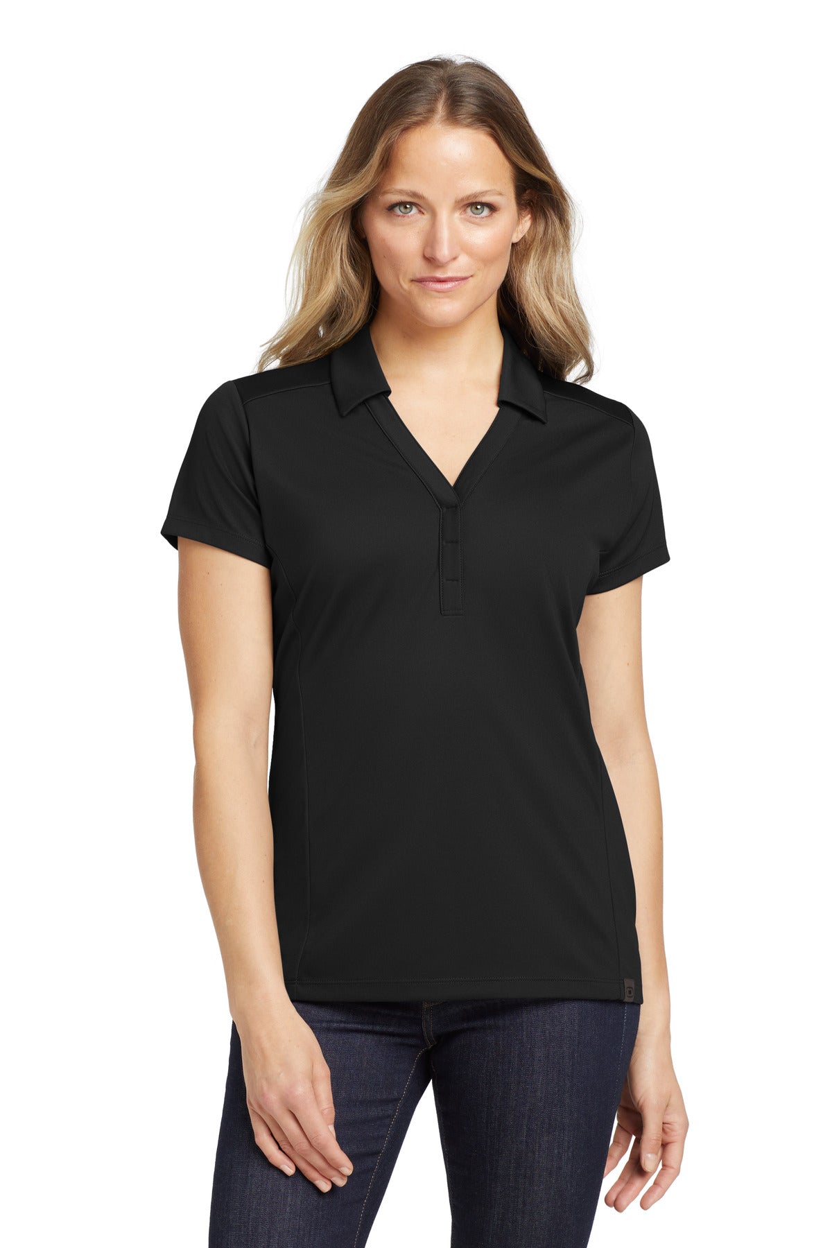 OGIO Women's Framework Polo - LOG125 Blacktop