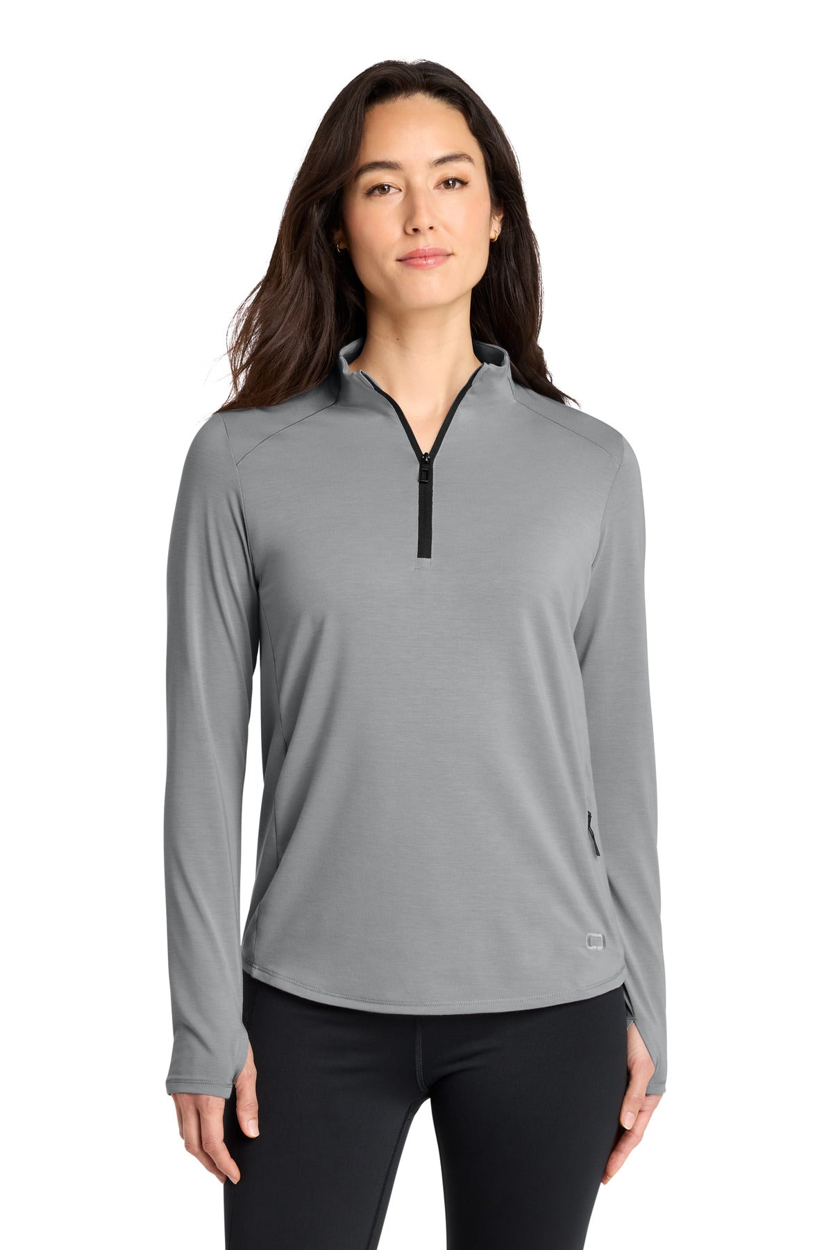 OGIO Women's Motion 1/4-Zip - LOG153 Greystone