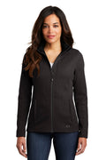 OGIO Women's Grit Fleece Jacket - LOG727 Blacktop