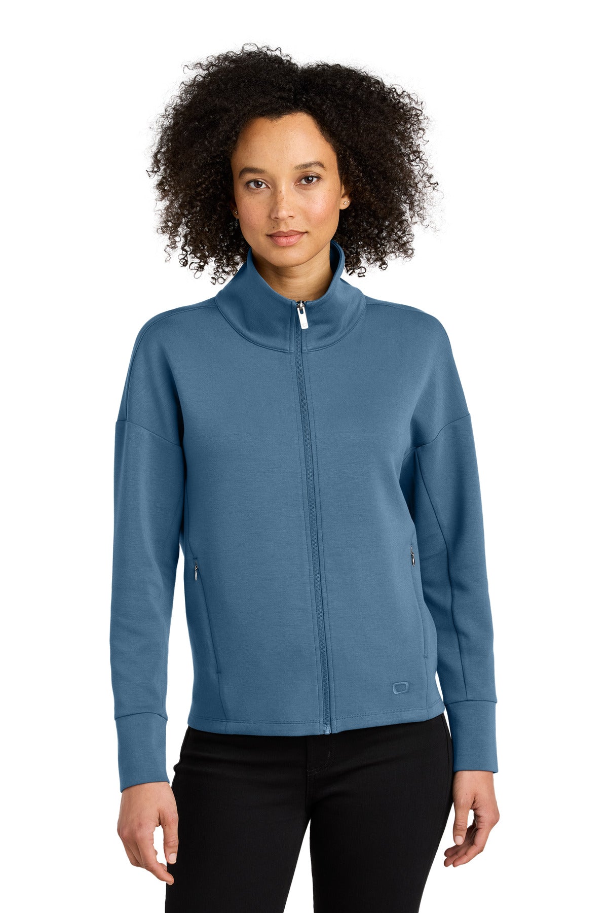 OGIO Women's Transcend Full-Zip - LOG860 Blue Mist
