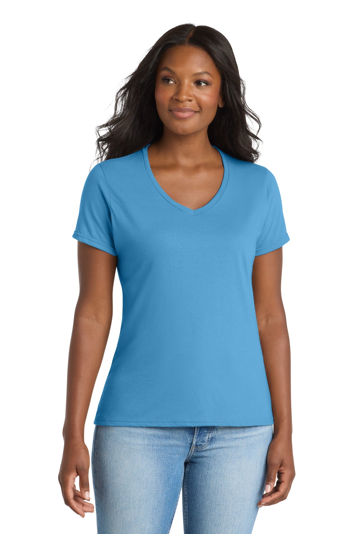 Port & Company LPC381V - Women's Performance Blend V-Neck Tee