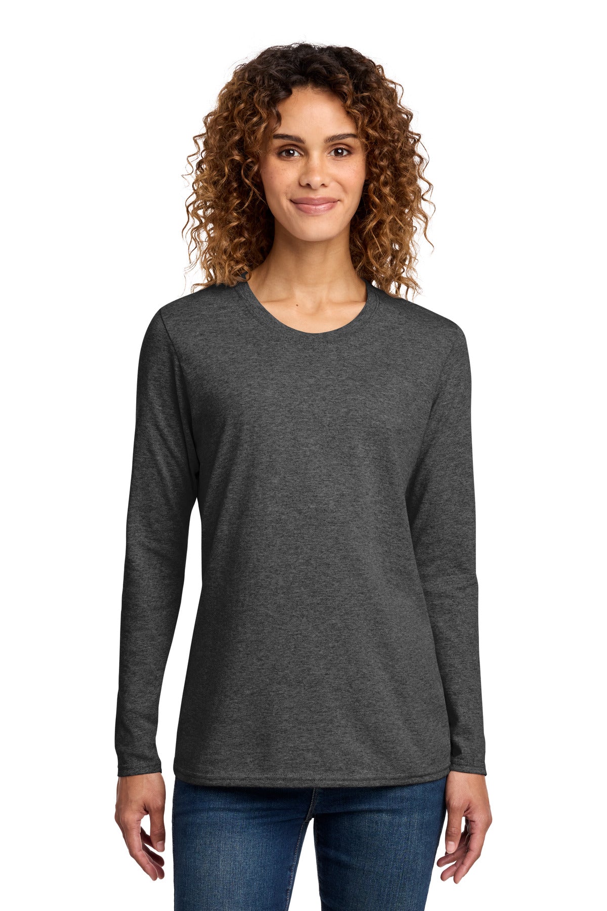 Port & Co LPC54LS - Women's Long Sleeve Core Cotton Tee