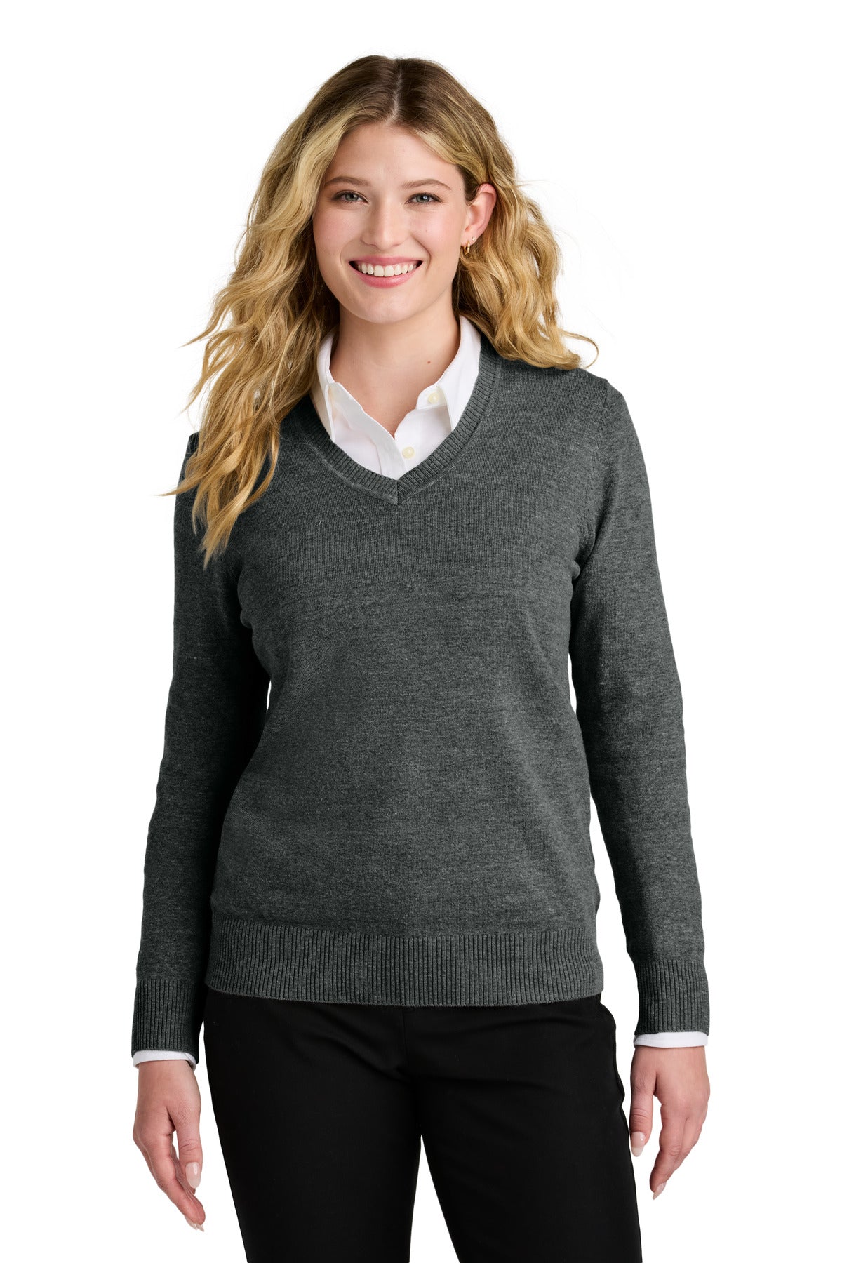 Port Authority LSW2850 - Women's Easy Care V-Neck Sweater