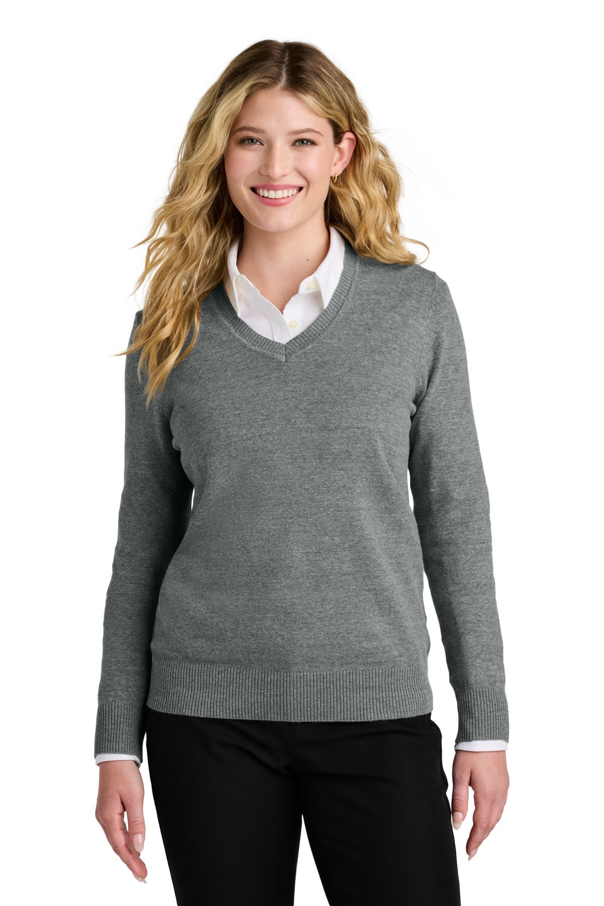 Port Authority LSW2850 - Women's Easy Care V-Neck Sweater