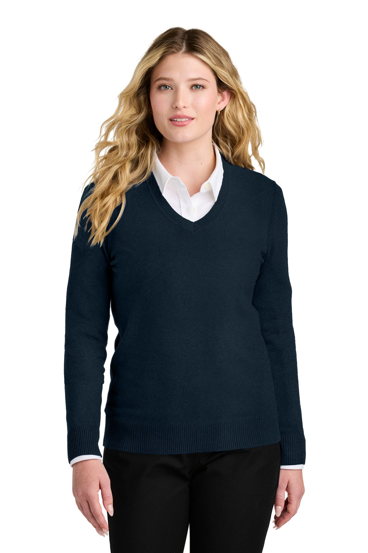 Port Authority LSW2850 - Women's Easy Care V-Neck Sweater