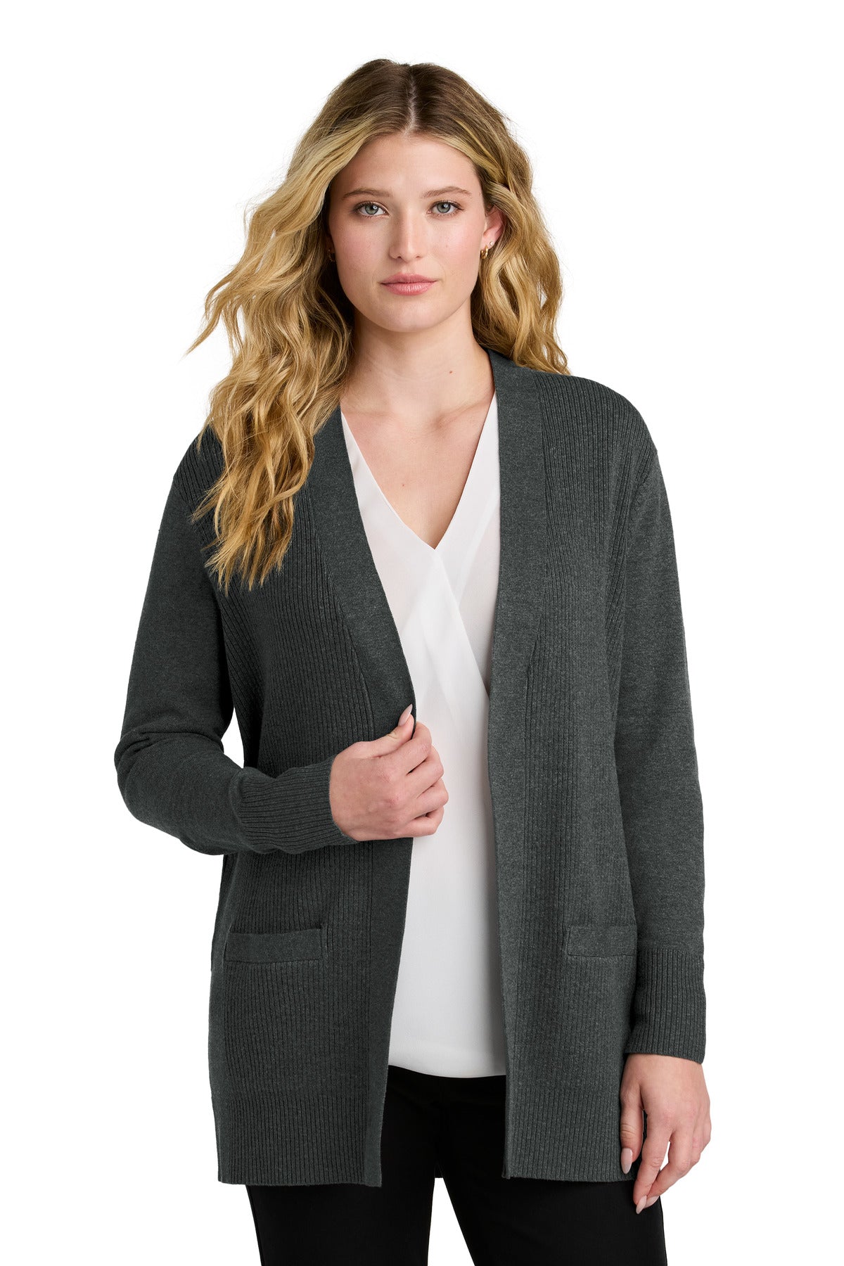 Port Authority LSW2890 - Women's Easy Care Open-Front Cardigan Sweater