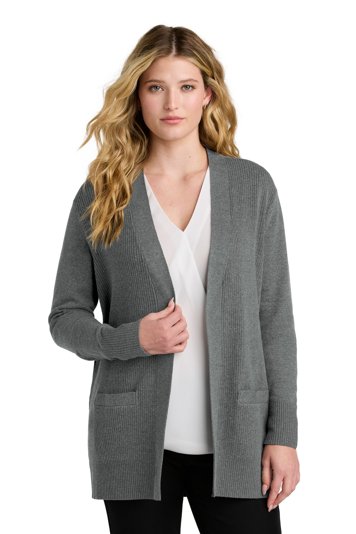 Port Authority LSW2890 - Women's Easy Care Open-Front Cardigan Sweater