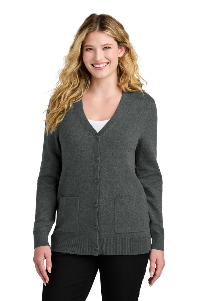 Port Authority LSW4150 - Women's Easy Care Button-Up Cardigan Sweater