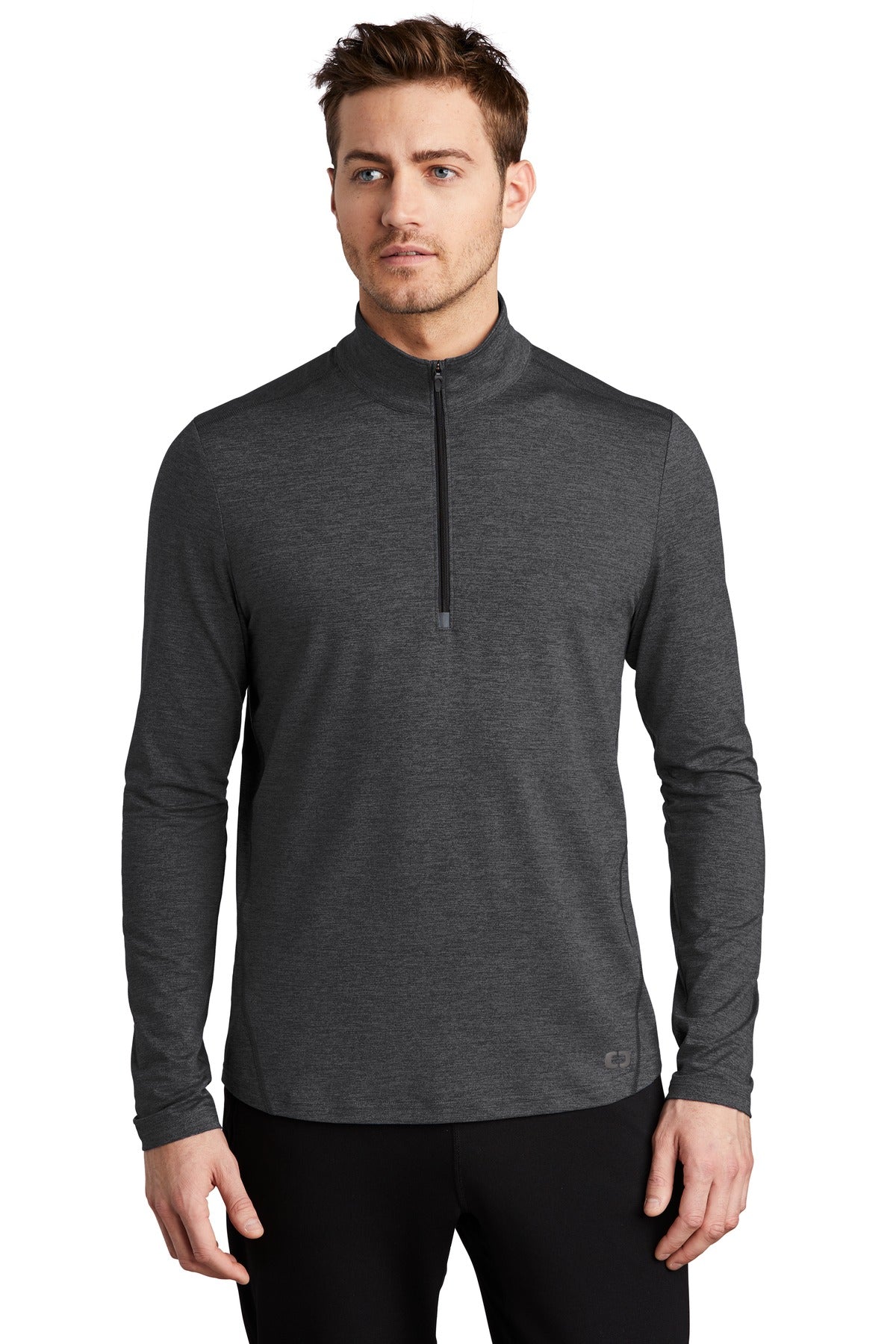 OGIO Force 1/4-Zip - OE341 Blacktop Heather