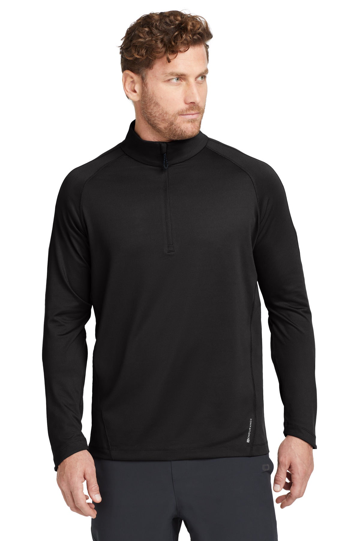 OGIO Radius 1/4-Zip - OE550 Blacktop
