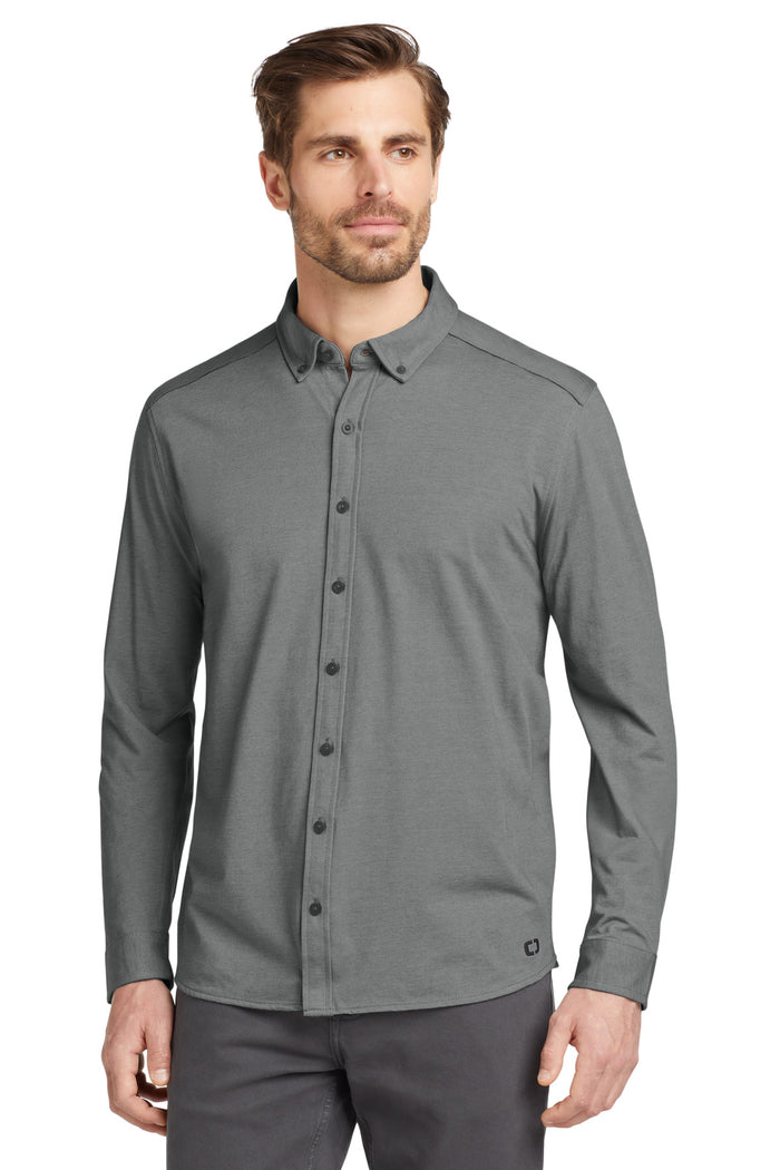 OGIO Code Stretch Long Sleeve Button-Up - OG145