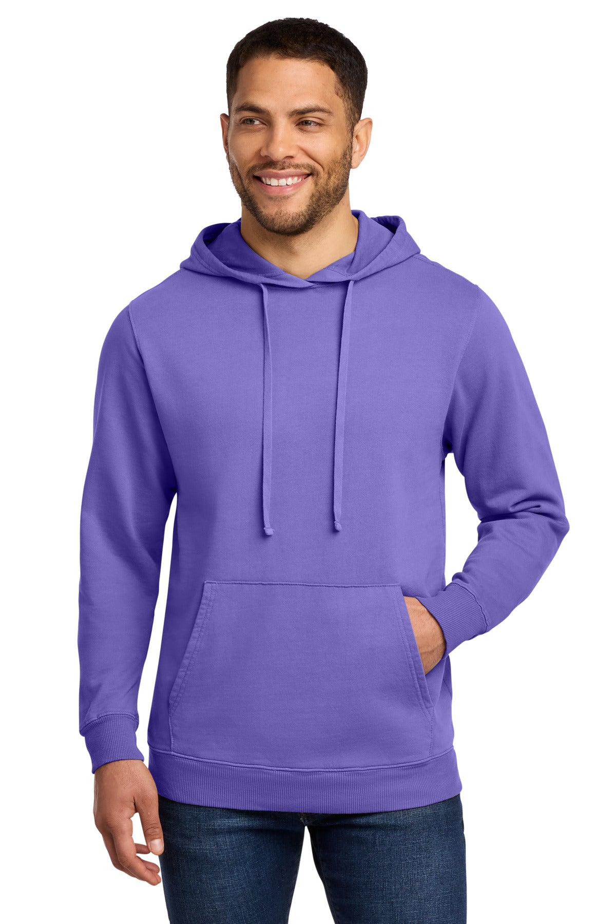 Port & Company PC098H - Beach Wash Garment-Dyed Pullover Hooded Sweatshirt