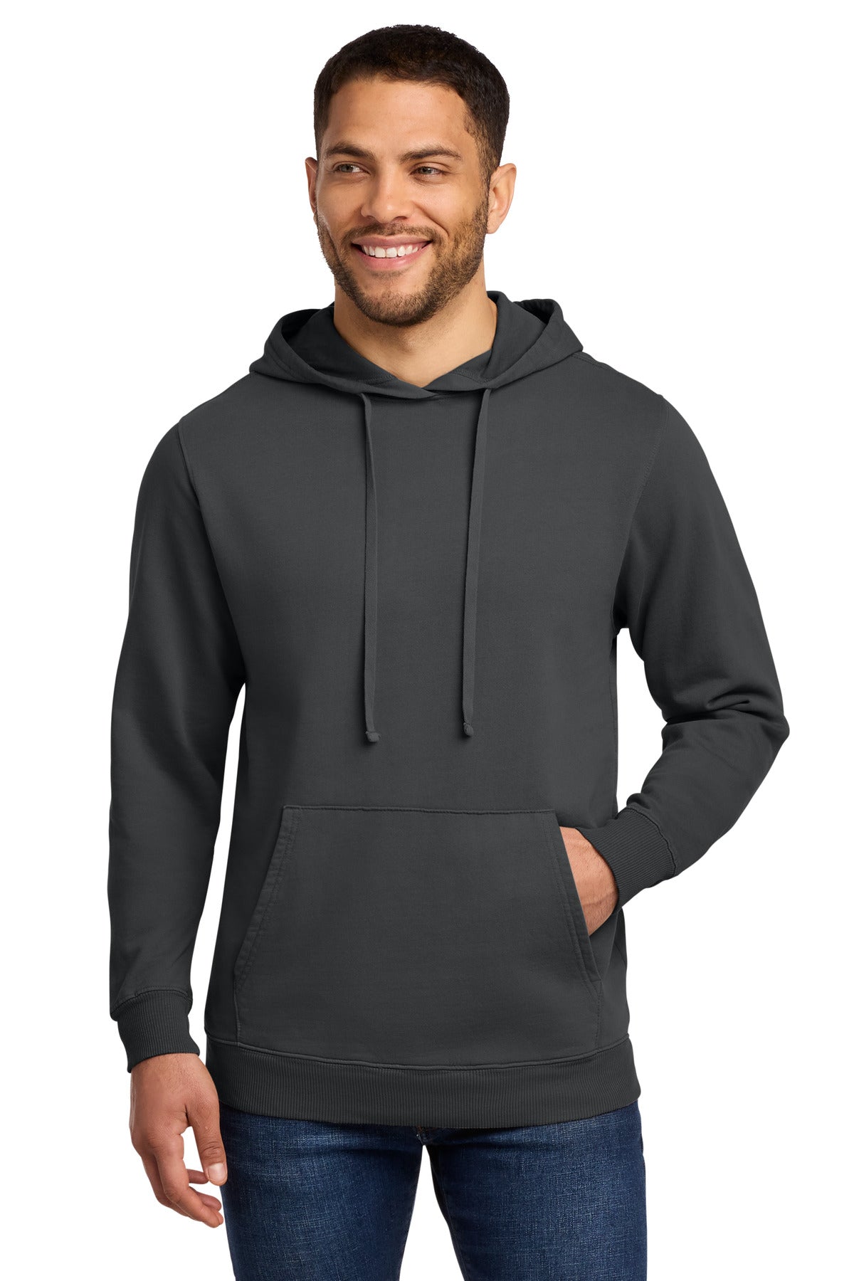 Port & Co PC098H - Beach Wash Garment-Dyed Pullover Hooded Sweatshirt