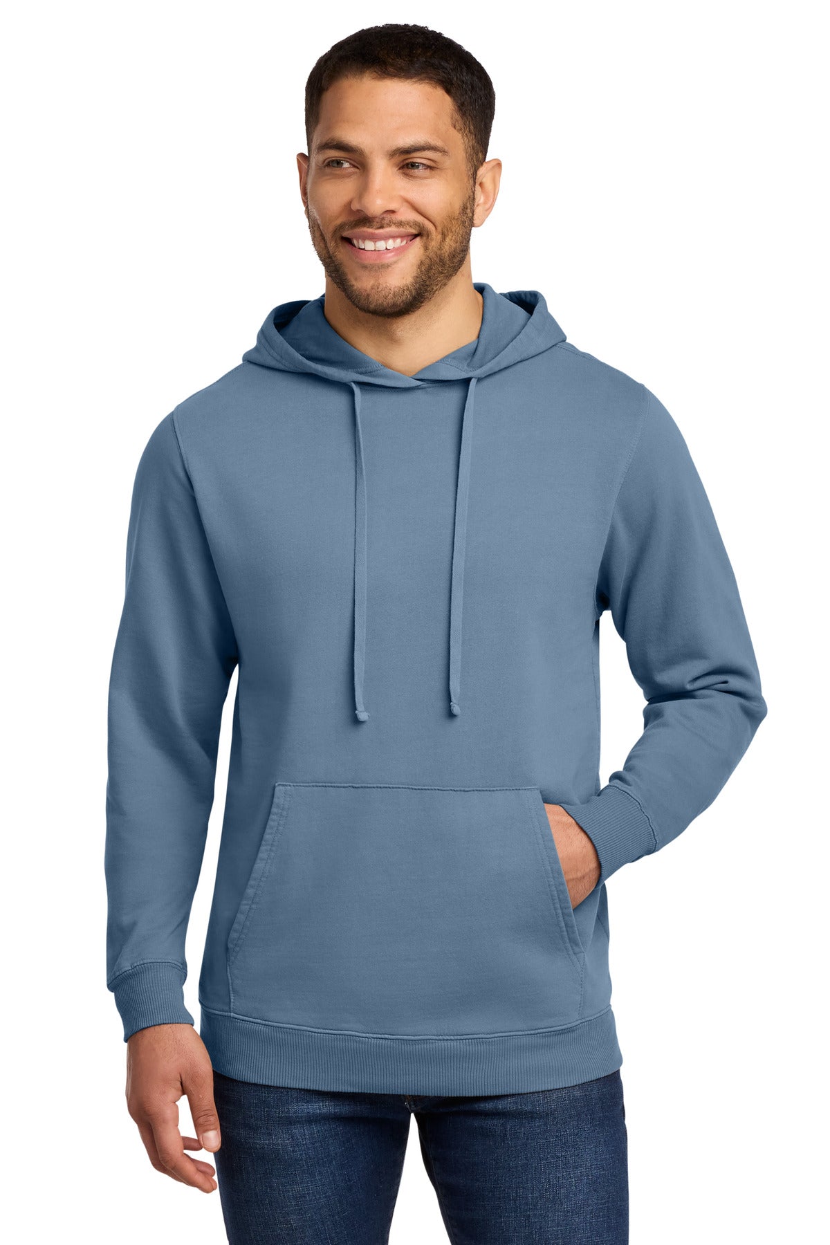 Port & Co PC098H - Beach Wash Garment-Dyed Pullover Hooded Sweatshirt