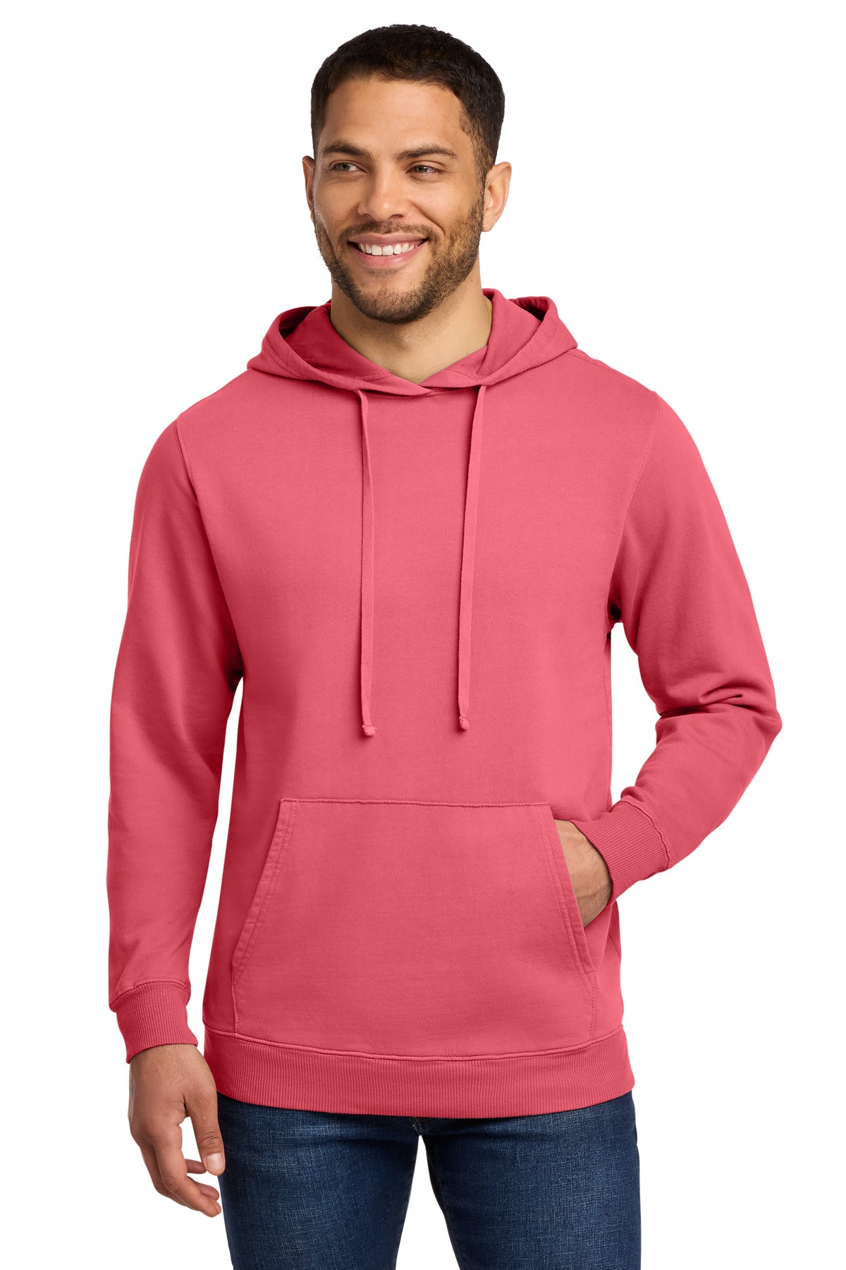 Port & Co PC098H - Beach Wash Garment-Dyed Pullover Hooded Sweatshirt