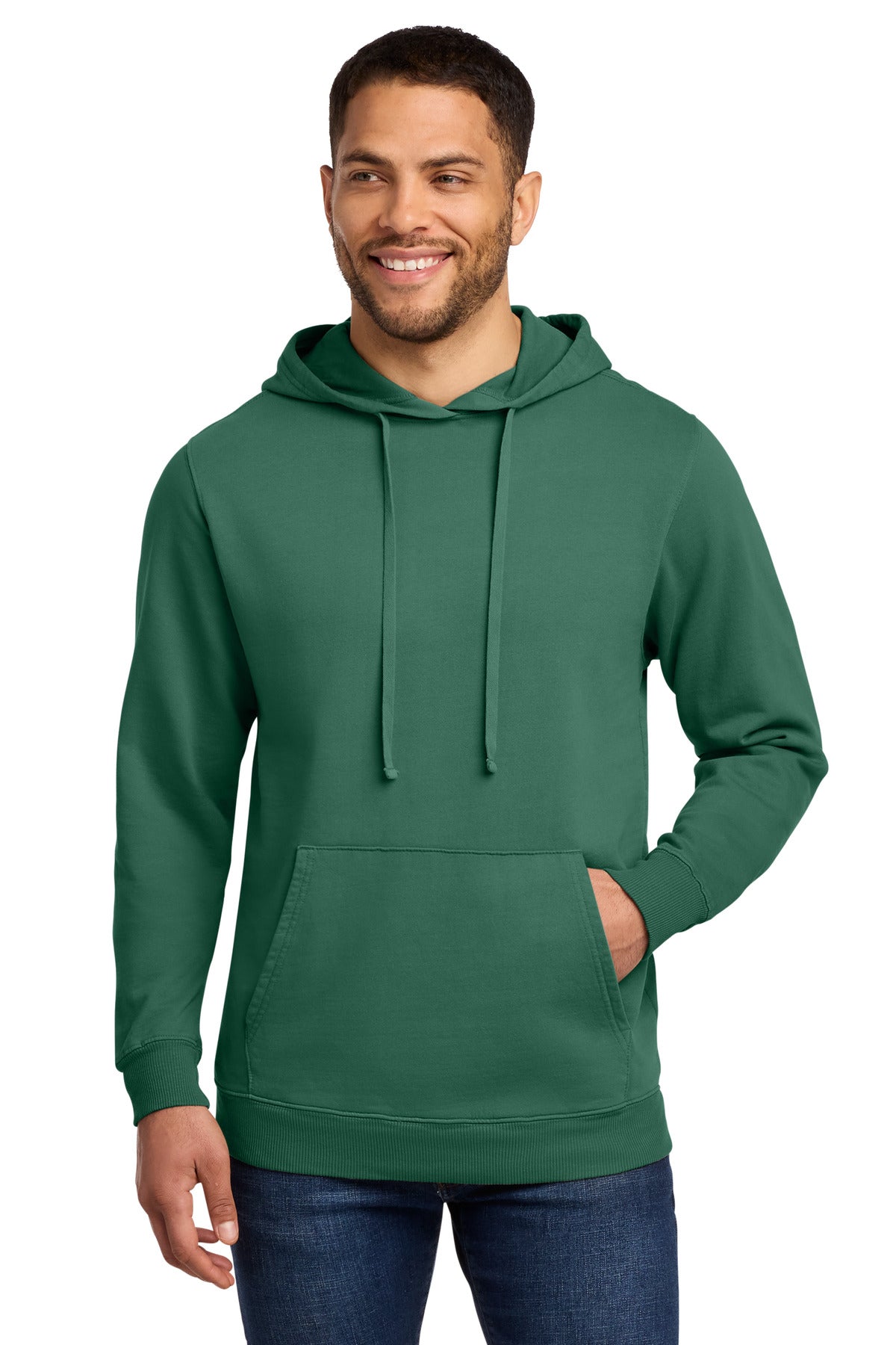 Port & Co PC098H - Beach Wash Garment-Dyed Pullover Hooded Sweatshirt